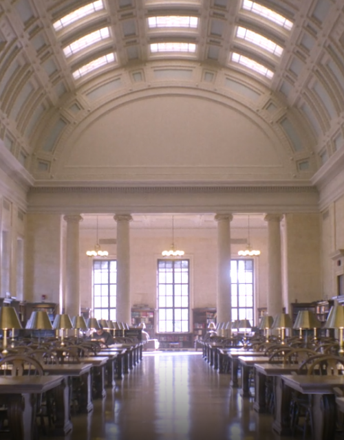 Interior of Widener Library