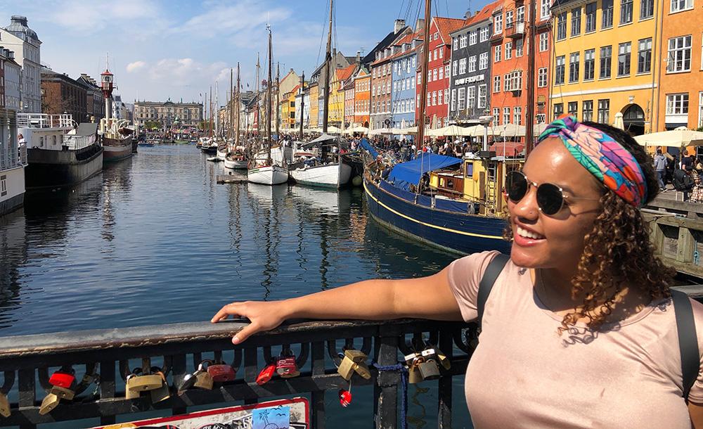 student in denmark while studying abroad