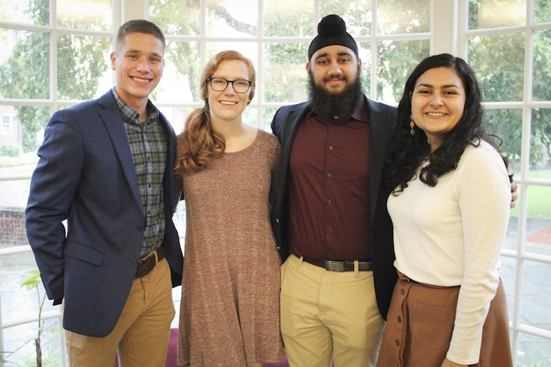 Group of Four Students from the Harvard First Generation Program