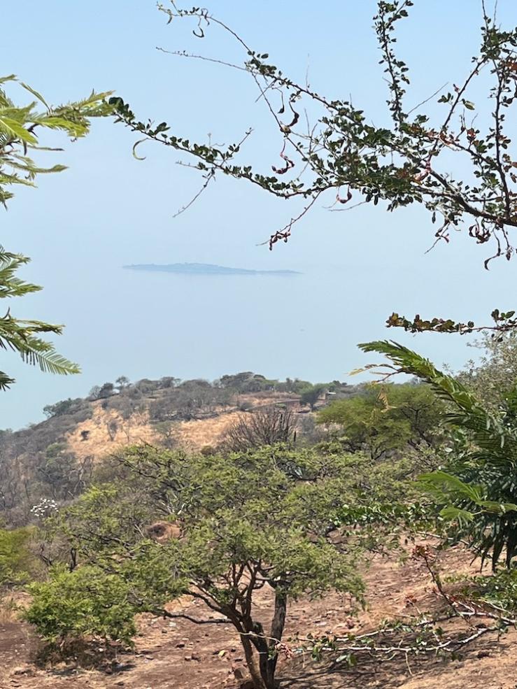 A view of Lake Chapala and the island "Isla del Presido"