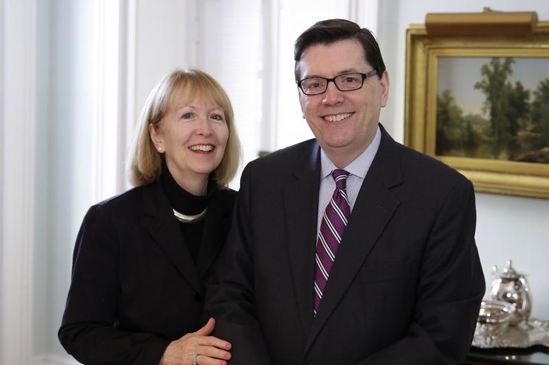 Mark Gearan and Mary Herlihy-Gearan, Interim Winthrop Faculty Deans