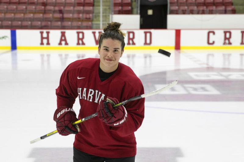 Maryna Macdonald at the Bright-Landry Hockey Center.
