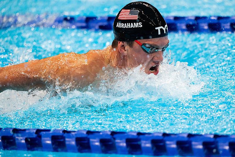 David Abrahams competes for Team USA at the Tokyo Paralympic Games.