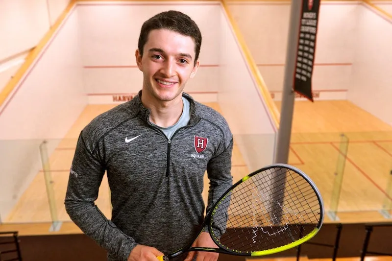 Sam Scherl ’22, a co-captain of the men’s squash team, grew frustrated when he was unable to offer a testimonial on the website of a former coach.