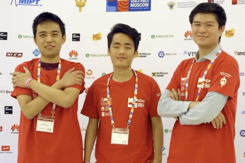 Harvard Computing Contest Club members Franklyn Wang, Eric Zhang and Moses Mayer placed 13th overall and third among North American teams at the International Collegiate Programming Contest World Finals in Moscow.