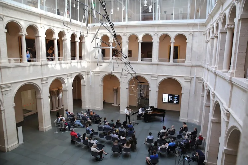 Arts First will present an afternoon of student performances in the Calderwood Courtyard, Harvard Art Museums, 1-5 p.m. Saturday.