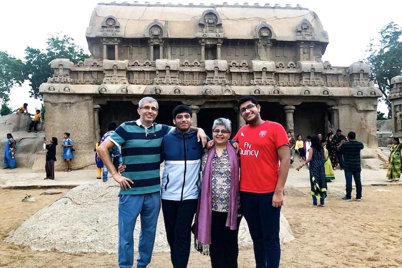 Harvard student Phiroze Parasnis traveled with his younger brother and parents in India just weeks before COVID-19 shut the country down.
