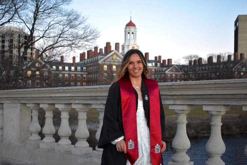 Aubree Muse entered Harvard as a pre-med student but fell in love with environmental studies. “I realized this is what I want to spend my life working on,” she said.