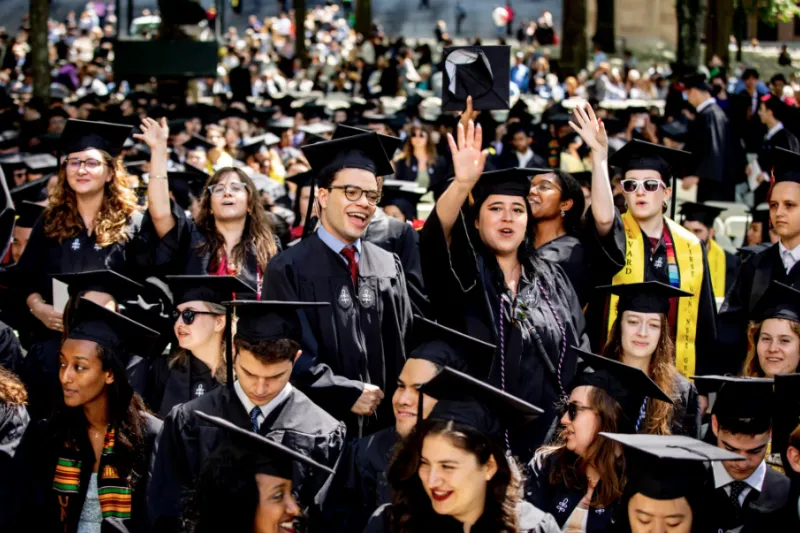 The first in-person Baccalaureate in two years brought seniors into Tercentenary Theatre instead the traditional stop at Memorial Church.