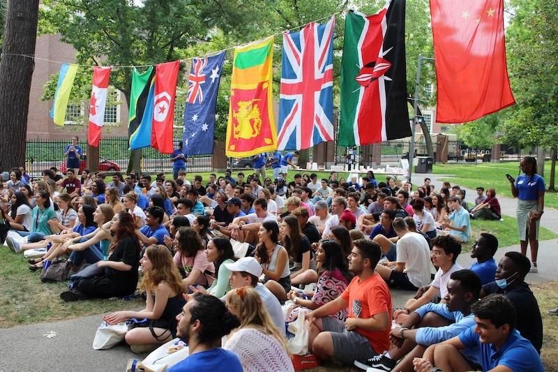 During pre-orientation, the First-Year International Program welcomed first-years from around the world.
