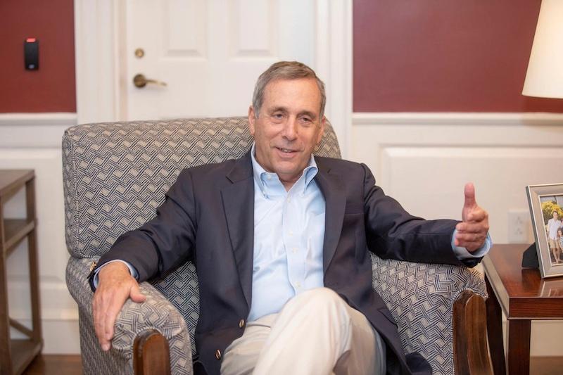 “In this job you’re always looking forward; you’re always trying to find new ways to make a difference. The satisfaction comes from helping the institution continue to move forward,” said President Larry Bacow.