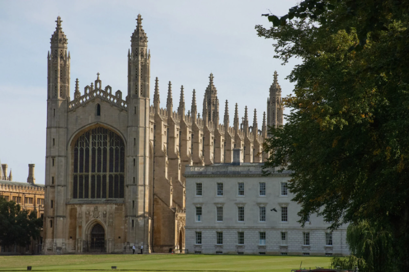 Picture of King's College, one of the 31 colleges within the University of Cambridge.