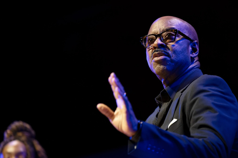 Courtney B. Vance ’82 took to the stage at the 38th annual Cultural Rhythms.