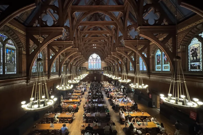 The interior of Annenberg Hall