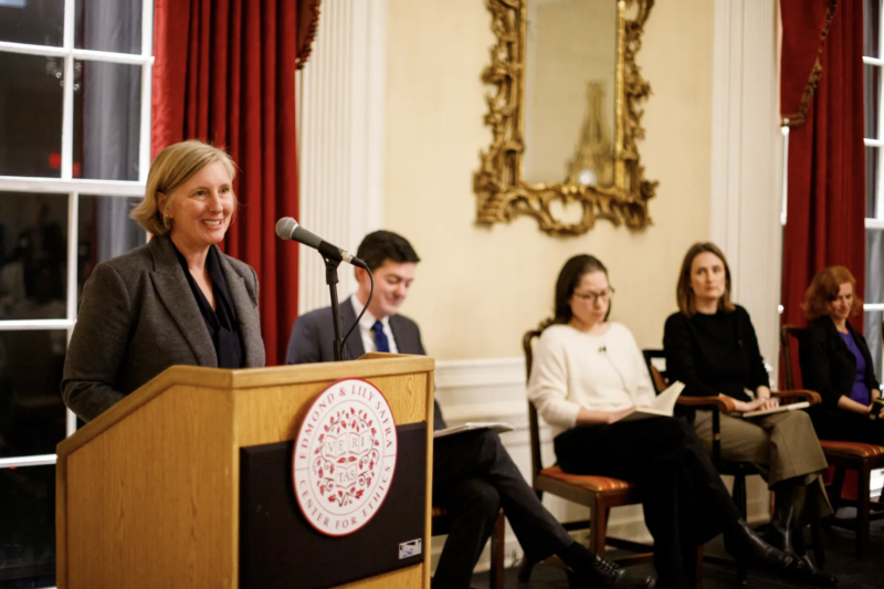 Dean Hopi Hoekstra gives opening remarks.  Photos by Grace DuVal