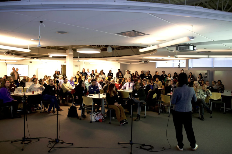 Crowd gathers to celebrate LXP's rollout 