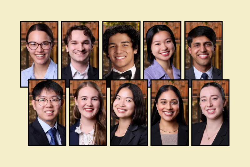 Collage of 10 individuals smiling