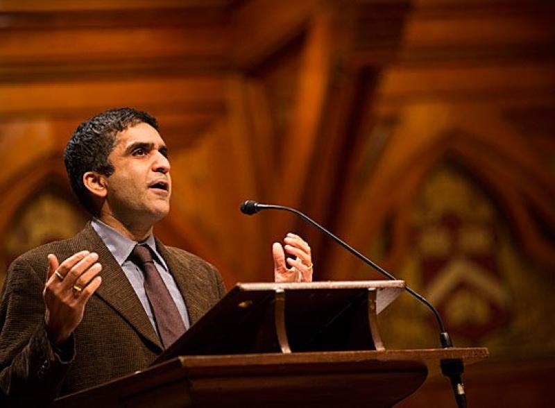 Dean Khurana speaking at parents weekend
