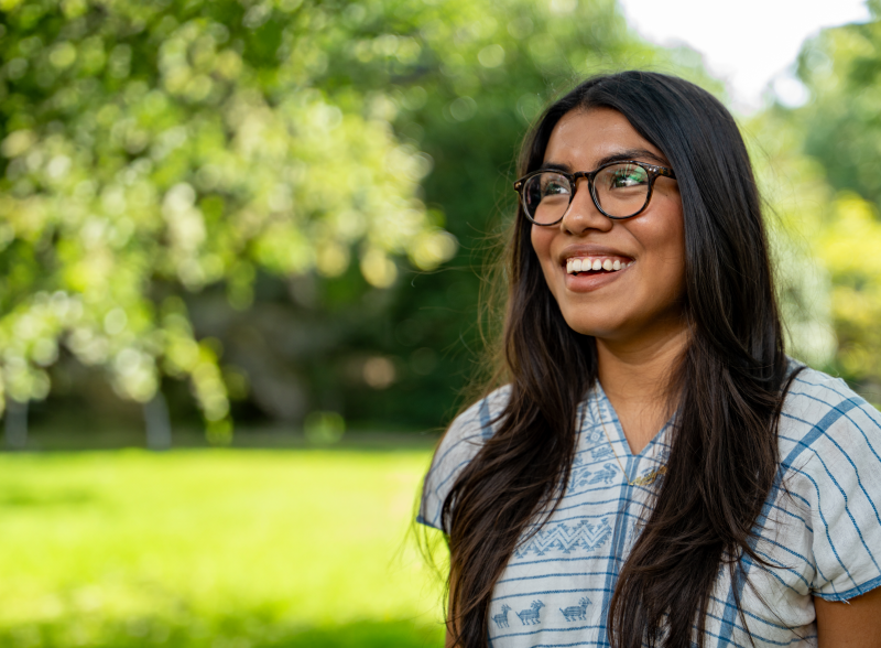 Emily, a first generation Harvard student.