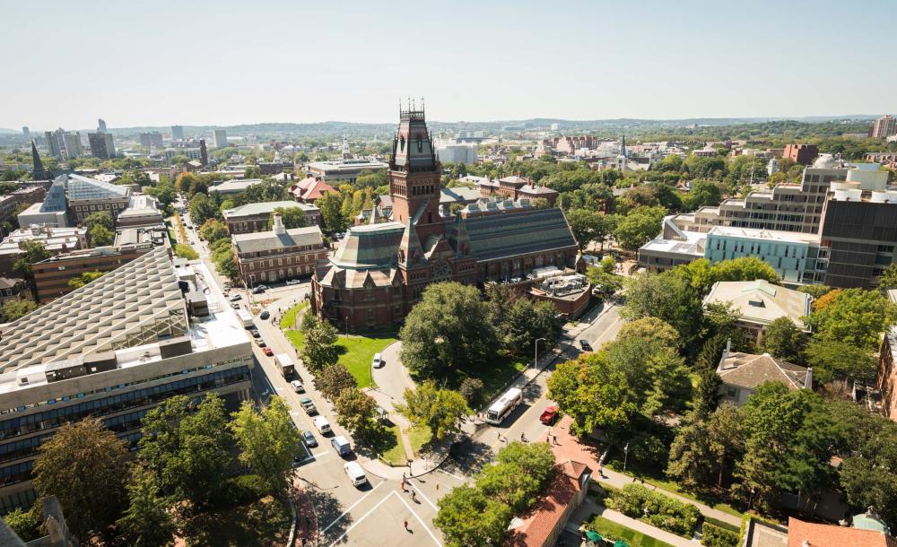 Birds eye view of Memorial Hall