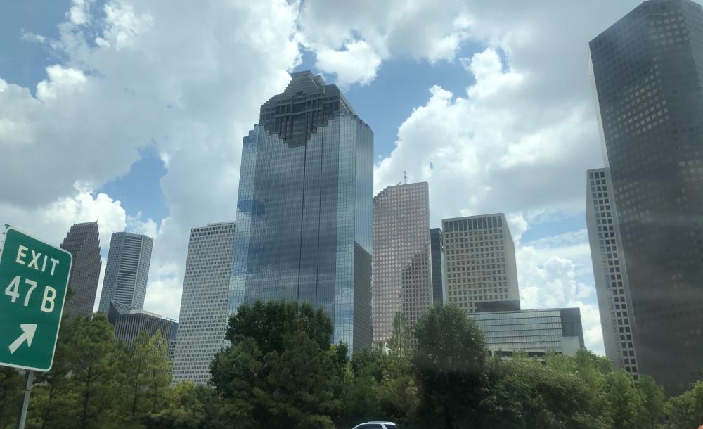 the Houston skyline