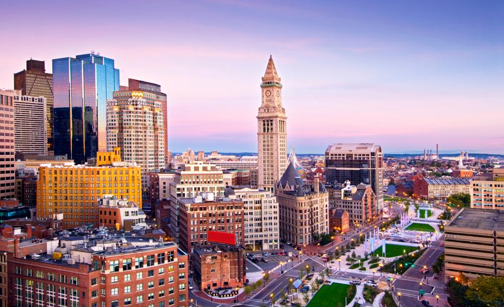 Photo of the city of Boston.