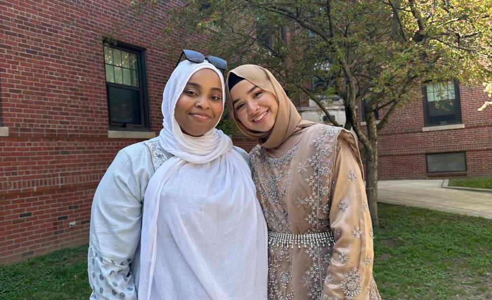 Malika Umar and Samia Afrose Celebrating Eid-al-Fitr