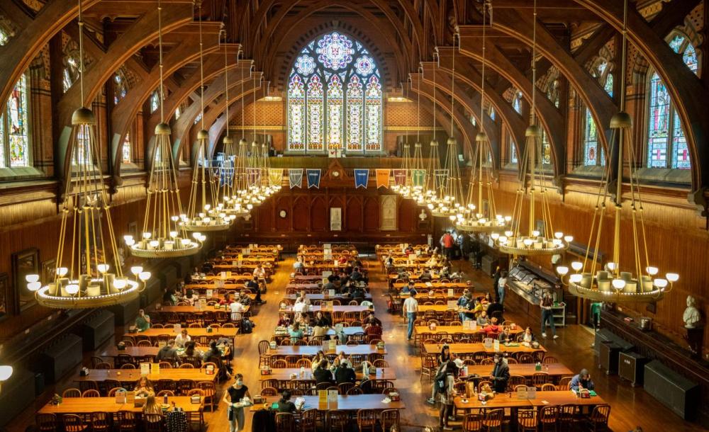 Picture of first-year dining hall Annenberg