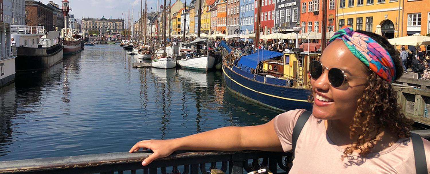 student in denmark while studying abroad