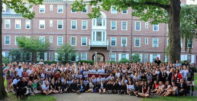 Kirkland House all residents photo during opening days 2018