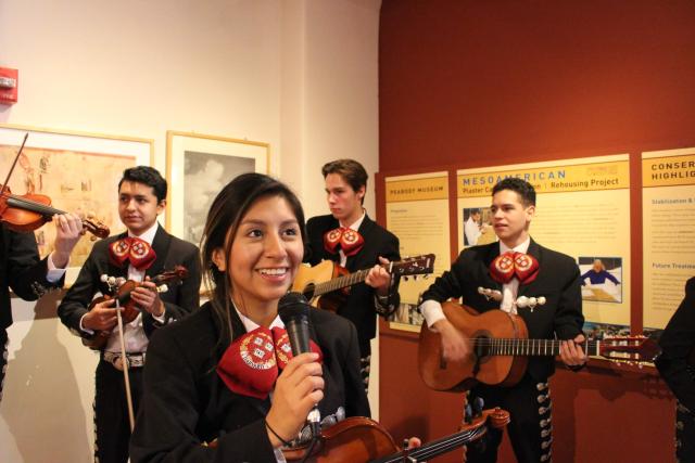 Mariachi performance at Peabody Museum.