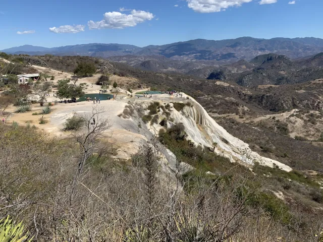 Cliff in a mountainous landscape 