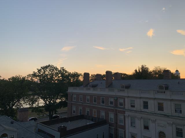 View from the roof of a building