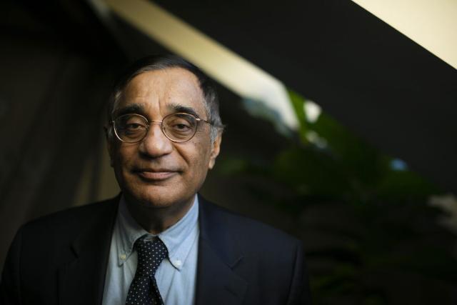 A portrait of Ali Asani.