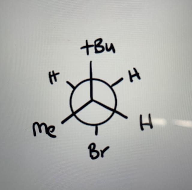 A picture of a molecule drawn in a Newton projection.