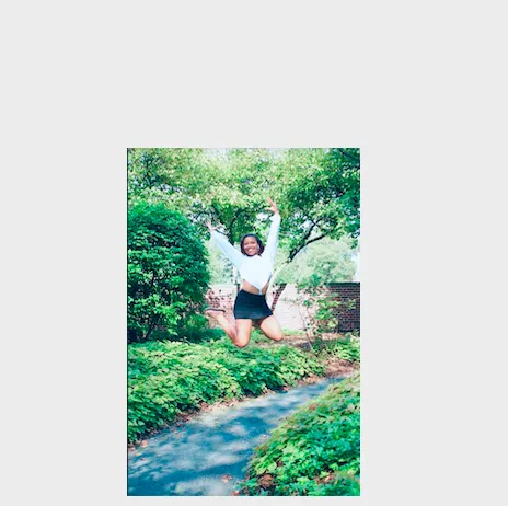 A dancer jumping in the air