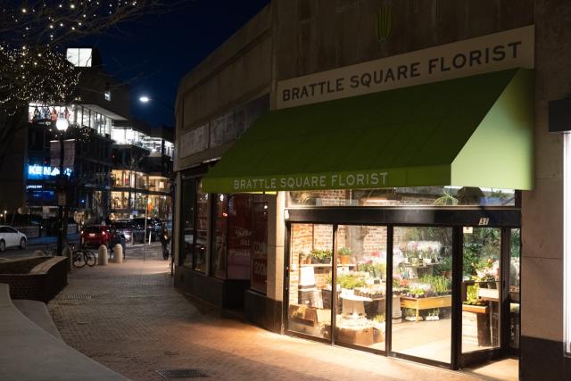The old Brattle Square storefront.