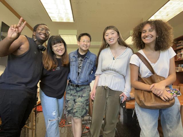 Five student interns.