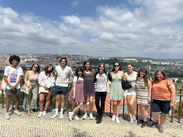 Group Picture in Coimbra, Portugal