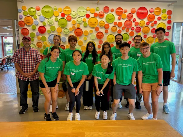 Harvard UNICEF student leaders at their table, ready to sign in volunteers for the Global Day of Service project planned for the afternoon. Photo credit: Tejas Vadali