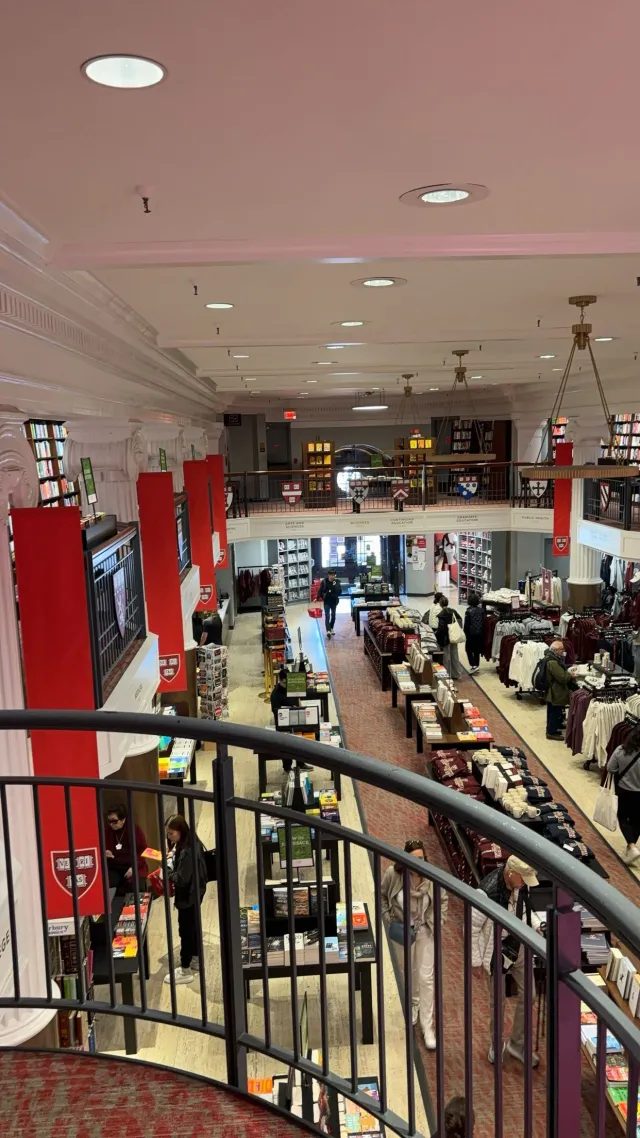The view of the first floor of The Coop from the second floor balcony