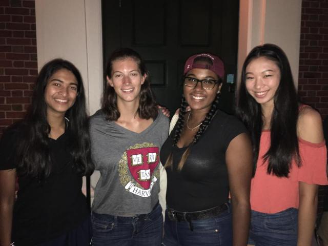 four Harvard first-year students