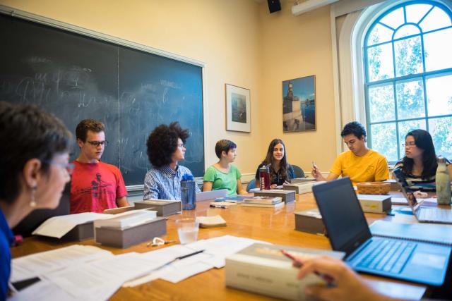 Students in a class