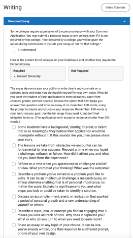 Application Tips Harvard