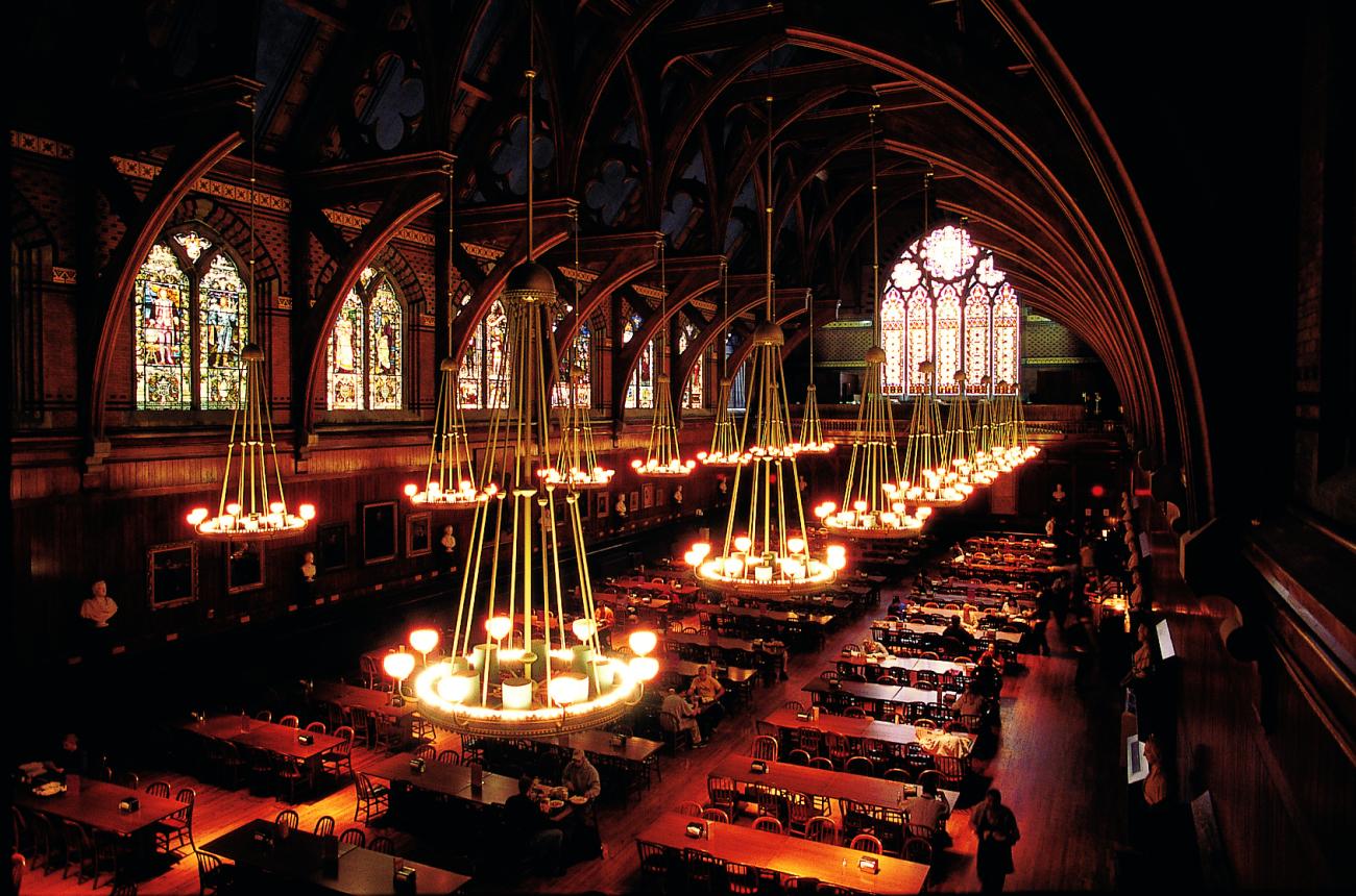 Harvard's Annenberg Dining Hall