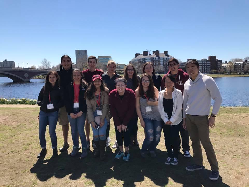 students attending an event at Harvard&#039;s admitted student&#039;s weekend