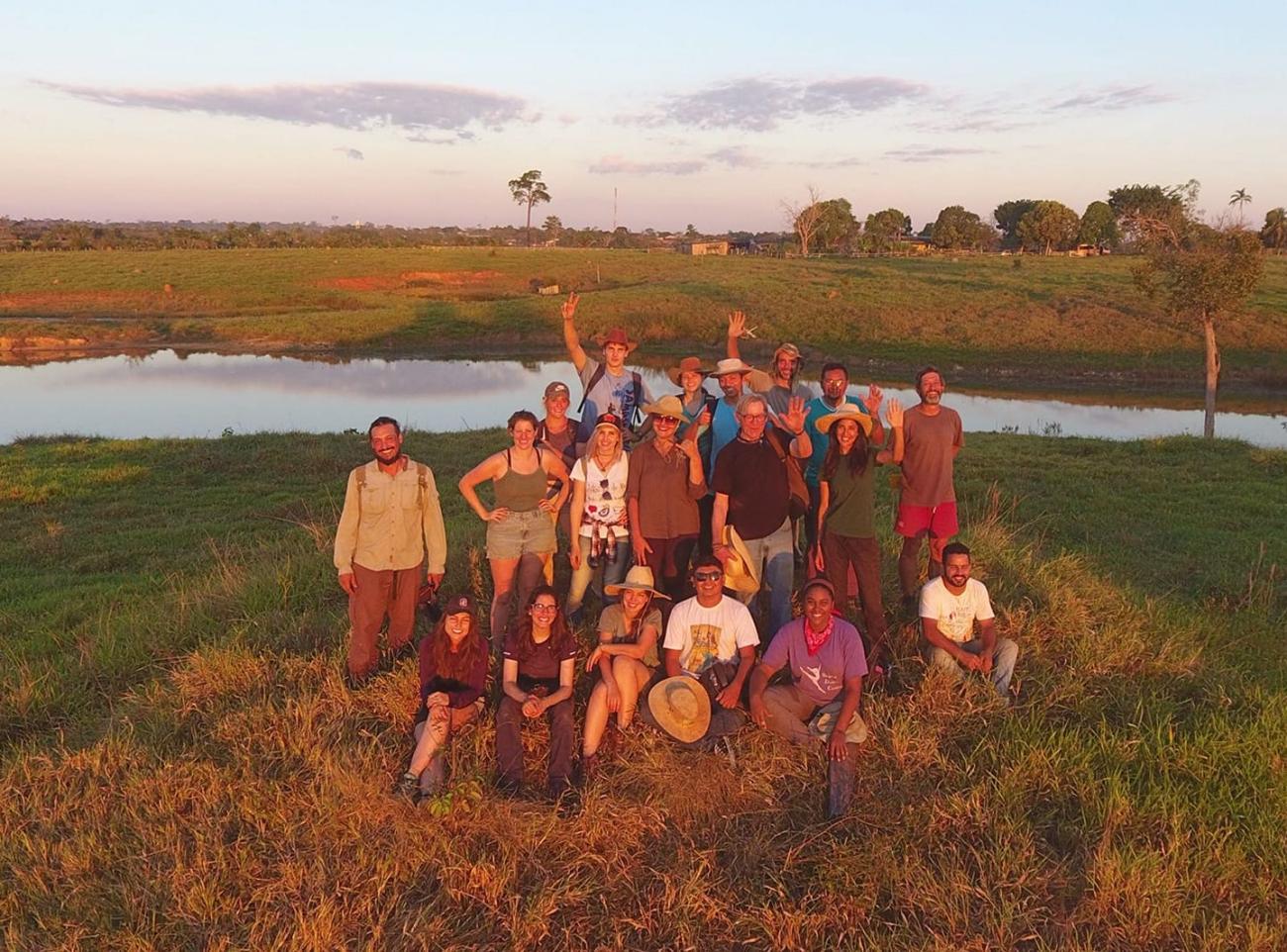 group of students studying abroad in Bazil 