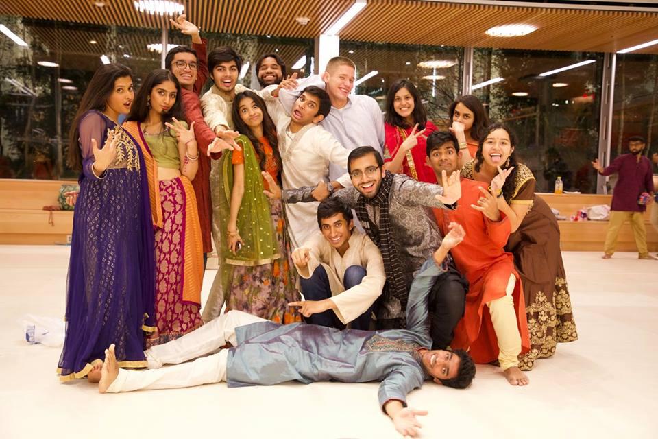 a group of students from Harvard's Dharma group