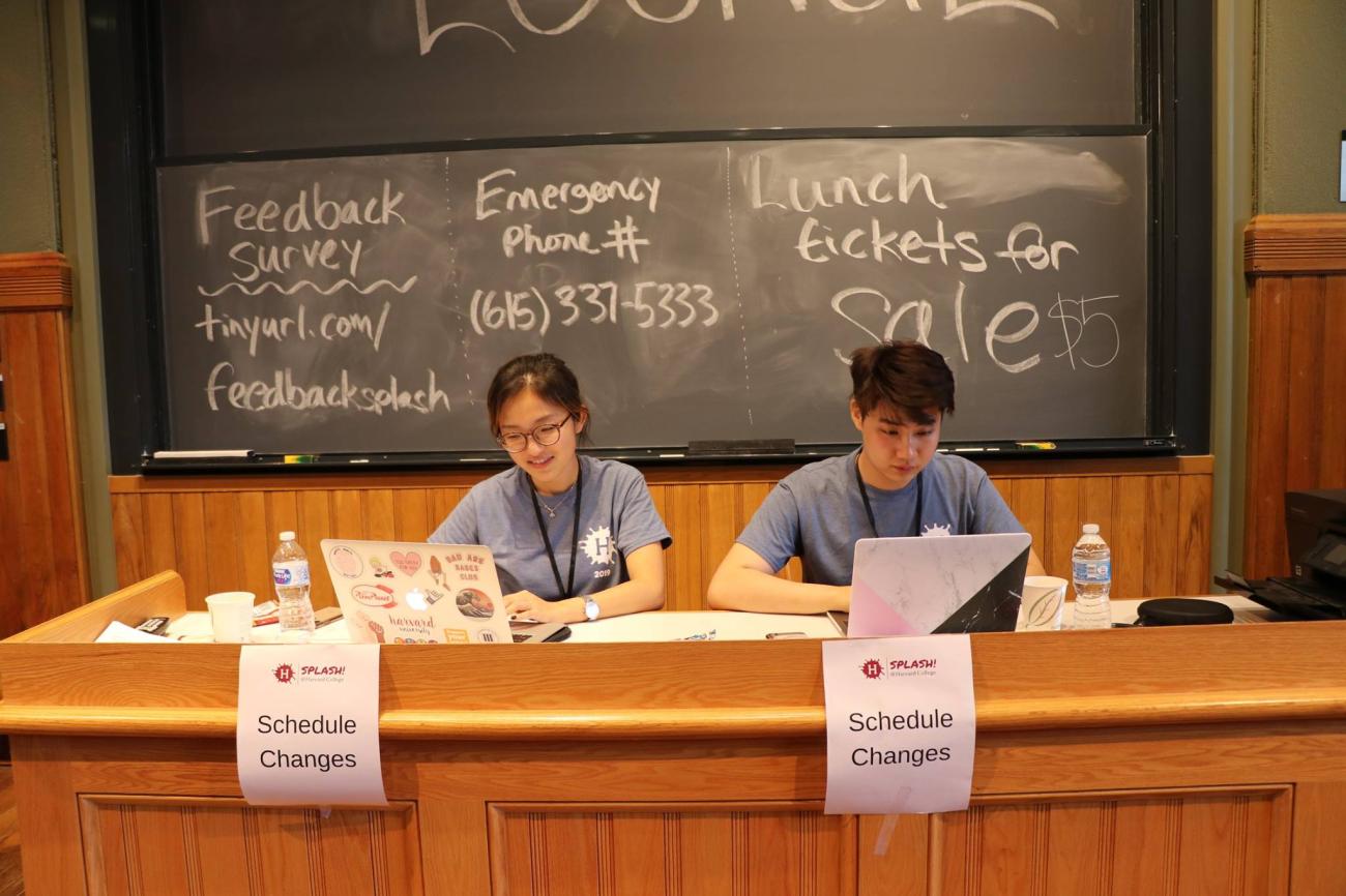 two students at a desk