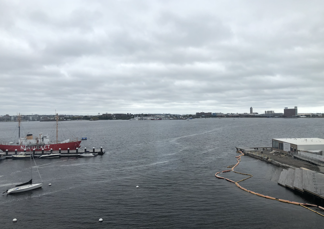 views of the water in Boston 